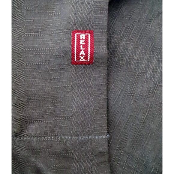 Tommy Bahama 100% Silk Button Front Shirt Gamble Gray Relax Fit XXL - Picture 7 of 7